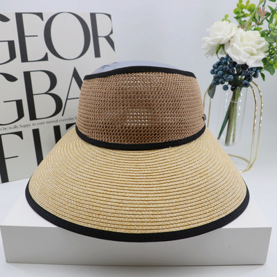 Καλοκαιρινό  καπέλου παραλίας - δύο χρώματα