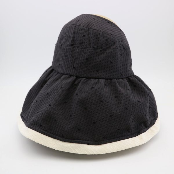 Ženski tekstilni šešir s velikim obodom