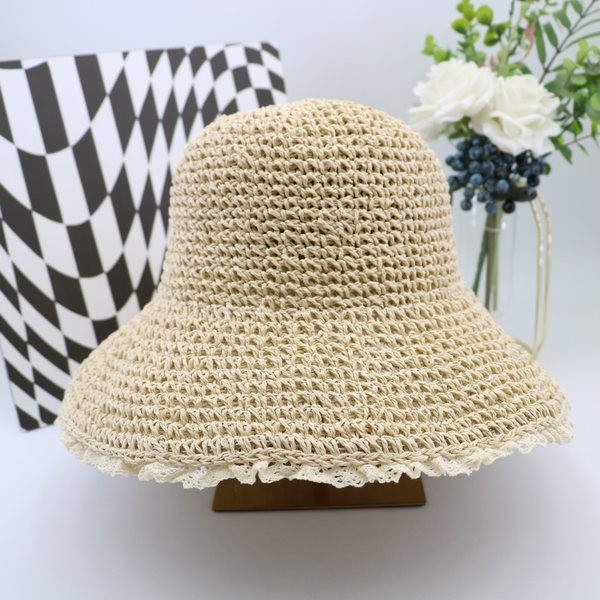 Palarie de dama model nou cu bor si dantela