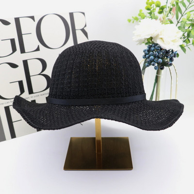 Γυναικείο καπέλο με φαρδύ γείσο - τρία χρώματα