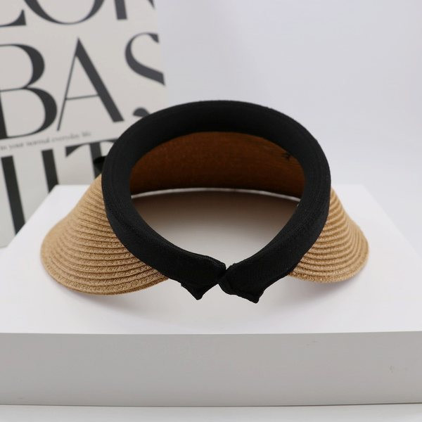 Slamnati vizir s vrpcom