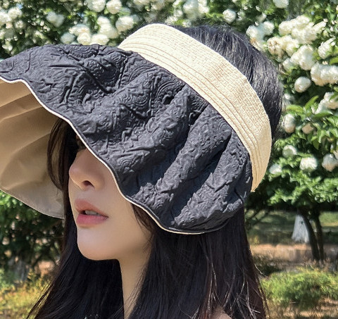 Ženski šešir za sunce - s velikim obodom