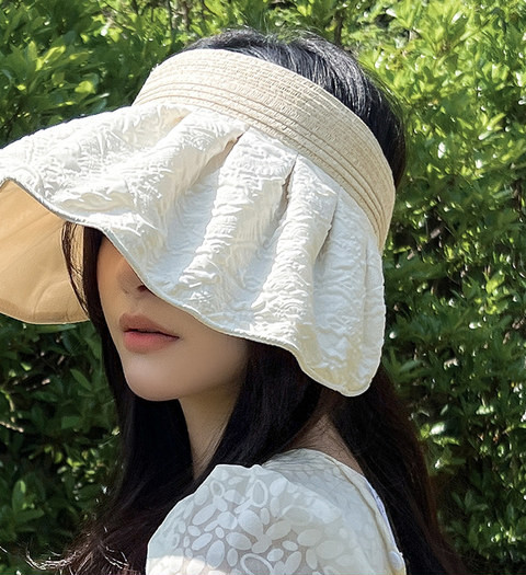 Ženski šešir za sunce - s velikim obodom