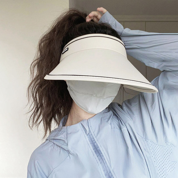 Ženski šešir - s velikim obodom koji pokriva lice