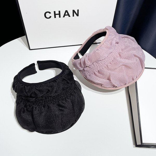 Tekstilni vizir sa skupljenim efektom