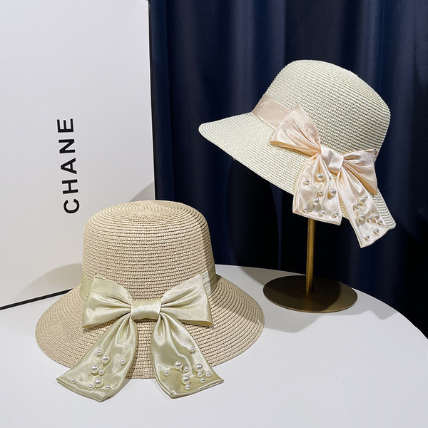 Ženski šešir - slamnati sa trakom