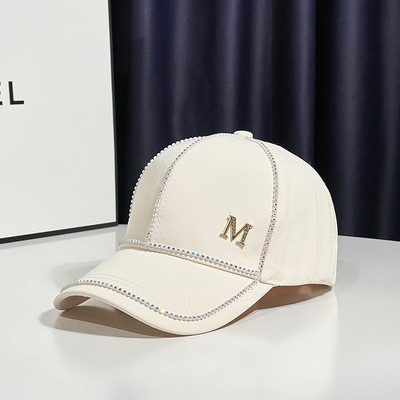 Γυναικείο καπέλο - με γείσο και πέτρες