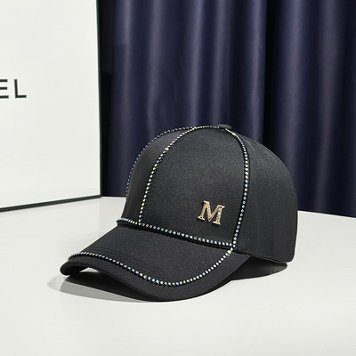 Γυναικείο καπέλο - με γείσο και πέτρες