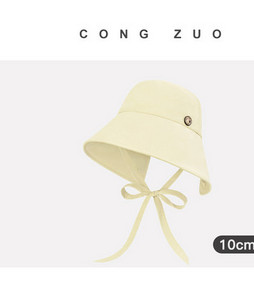 Γυναικείο καπέλο γείσο με κορδόνια 