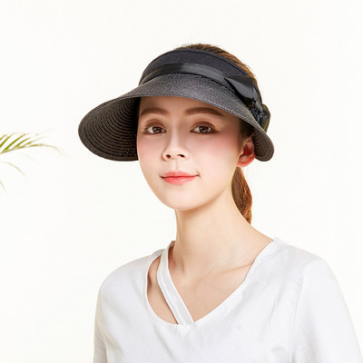 Ρυθμιζόμενο καπέλο καλοκαιρινής αντηλιακής προστασίας με μεγάλο γείσο και κορδέλα