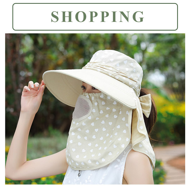 Moteriška kepurė nuo saulės su kaspinu