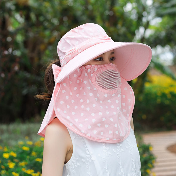 Moteriška kepurė nuo saulės su kaspinu