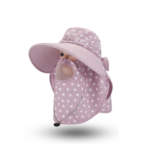 Moteriška kepurė nuo saulės su kaspinu