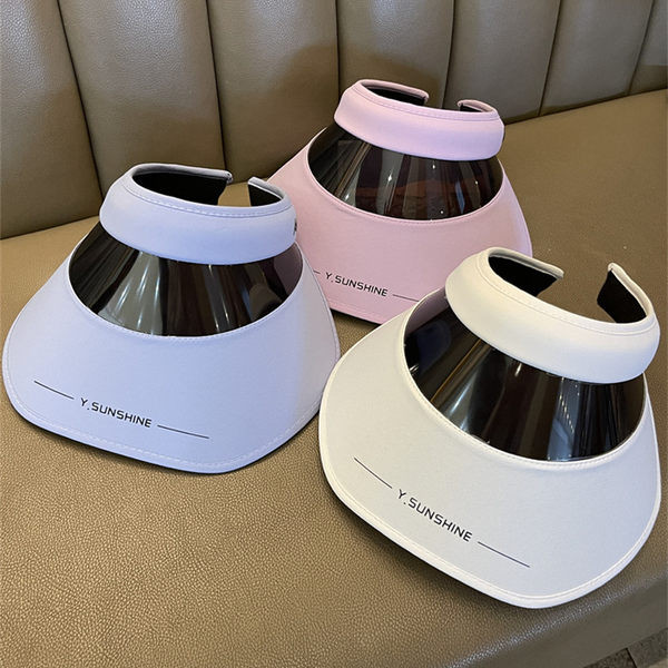 Tekstilni vizir sa širokim obodom i UV zaštitom