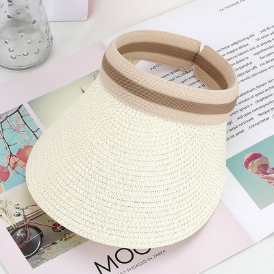 Καλοκαιρινό ψάθινο καπέλο με προστασία UV