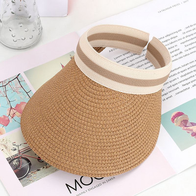 Καλοκαιρινό ψάθινο καπέλο με προστασία UV