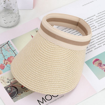 Καλοκαιρινό ψάθινο καπέλο με προστασία UV