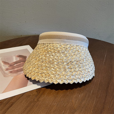 Γυναικείο καλοκαιρινό ψάθινο γείσο