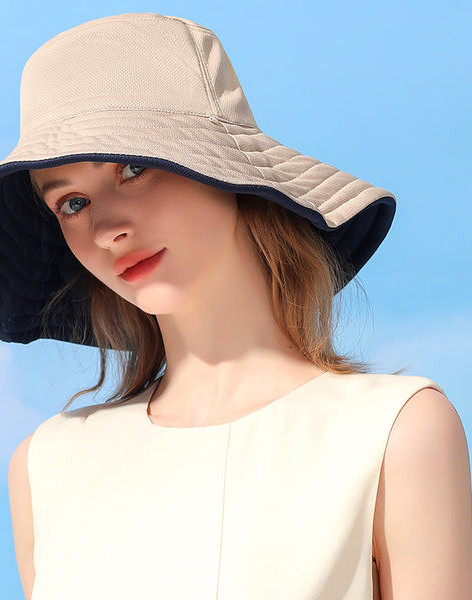 Ženski šešir za sunce s dva lica