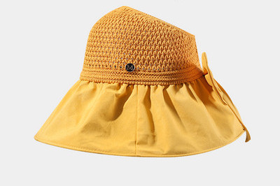 Μοντέρνο καλοκαιρινό καπέλο με κορδέλα