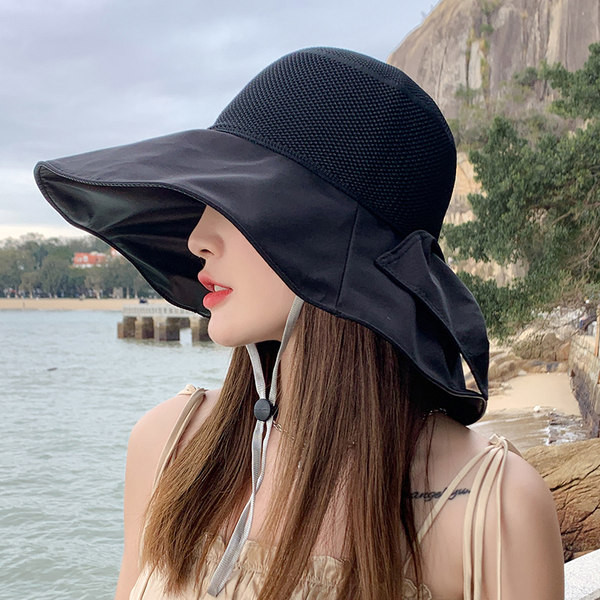 Γυναικείο καλοκαιρινό καπέλο με φαρδύ γείσο