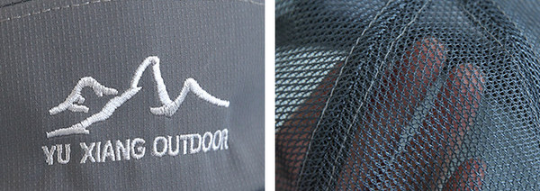 Ljetna kapa sa šiltom i mrežastim materijalom