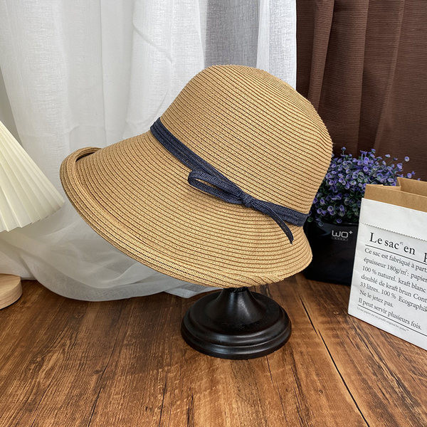 Modni ljetni ženski šešir s trakom