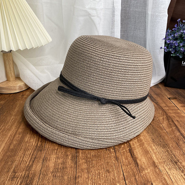 Modni ljetni ženski šešir s trakom