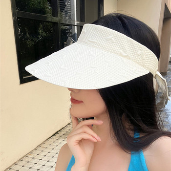 Γυναικείο καπέλο ηλίου - με κορδέλα