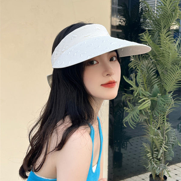 Γυναικείο καπέλο ηλίου - με κορδέλα