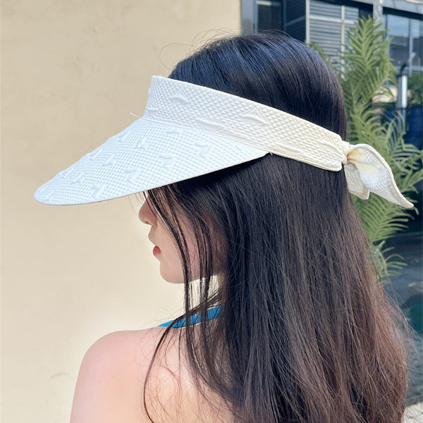 Γυναικείο καπέλο ηλίου - με κορδέλα