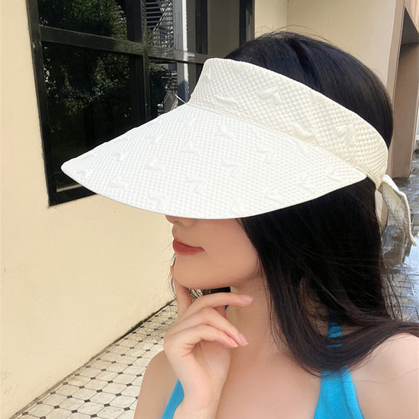 Γυναικείο καπέλο ηλίου - με κορδέλα