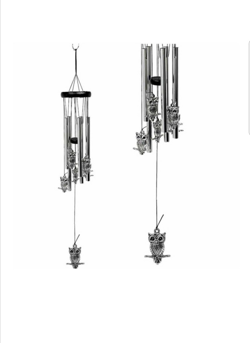 Вятърен звънец, Бухалчета, Метален, Златист