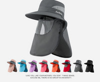 Мъжа лятна шапка с маска за лице и надпис 