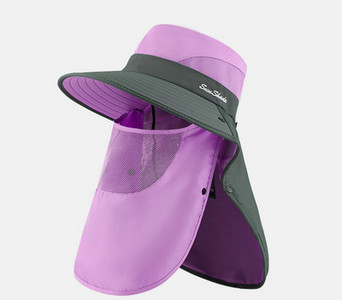 Мъжа лятна шапка с маска за лице и надпис 