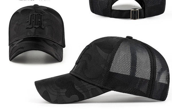 Мъжка шапка - с камуфлажна мрежа