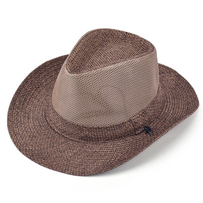 Мъжка шапка - сламена