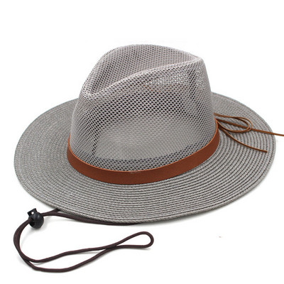 Мъжка шапка - сламена