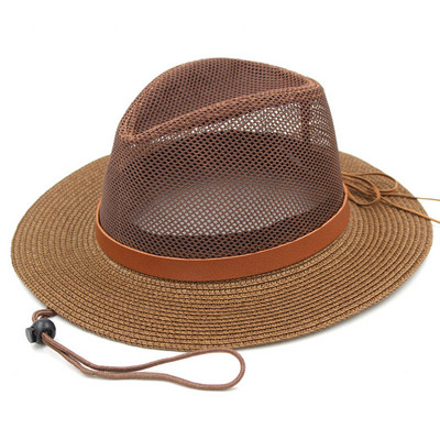 Мъжка шапка - сламена