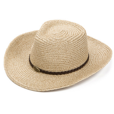 Мъжка шапка - сламена