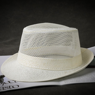 Мъжка лятна шапка - сламена