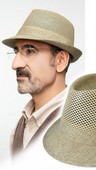 Мъжка шапка - с периферия сламена