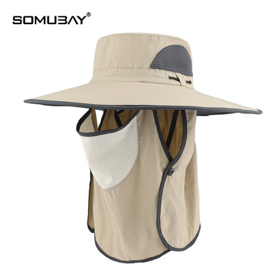 Vyriška kepurė – su dideliu krašteliu, dengiančiu veidą