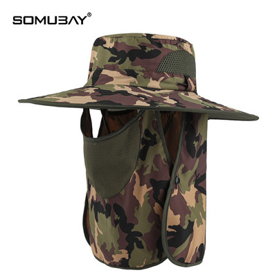 Vyriška kepurė – su dideliu krašteliu, dengiančiu veidą