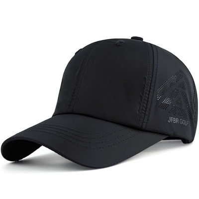 Тънка мъжка шапка с мрежеста част