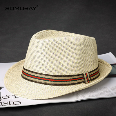 Мъжка сламена шапка - подходяща за риболов