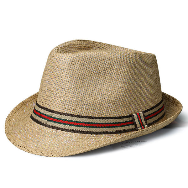 Мъжка сламена шапка - подходяща за риболов