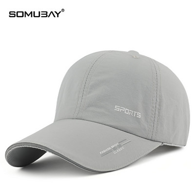 Мъжка бейзболна шапка от бързосъхнеща материя