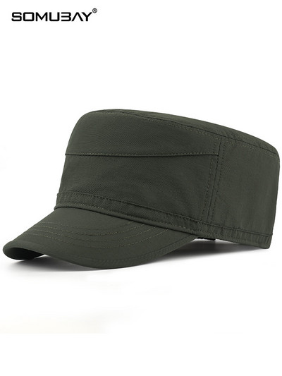 Мъжка шапка с козирка от бързосъхнеща материя подходяща за спорт