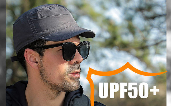 Мъжка шапка с козирка от бързосъхнеща материя подходяща за спорт